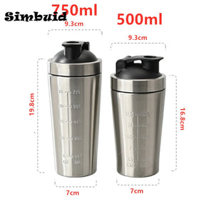 Stainless Steel Protein Shaker Bottle